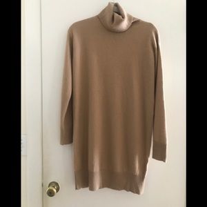 100% Cashmere Turtleneck Dress